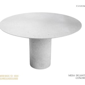 Mesa de Jantar Basic em Concreto