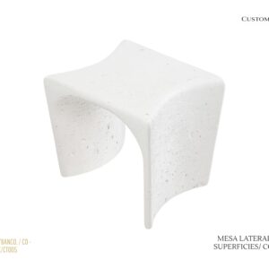 Banco e Mesa Lateral Superficies em Concreto