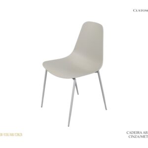 Cadeira Abi - Polipropileno / Estrutura em Metal - Cores