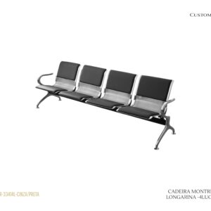 Cadeira Montreal- Longarina 4L