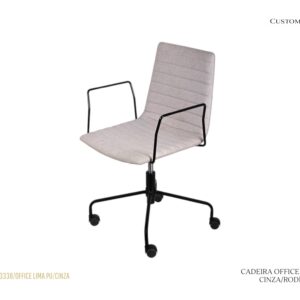 Cadeira Office Lima - Cinza