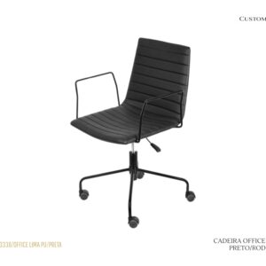 Cadeira Office Lima - Preta
