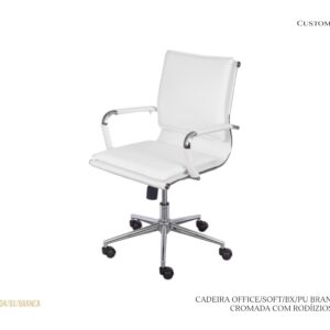 Cadeira Office Soft BX - Branca