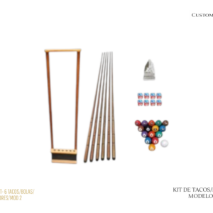 Kit - Tacos/Bolas/Suporte de Parede - 2