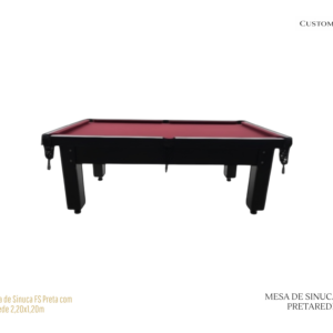 Mesa de Sinuca - Preta/Rede