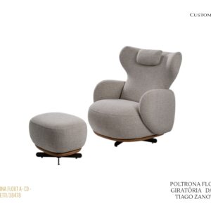 Poltrona Flout Alta Giratória