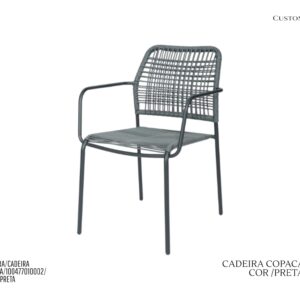 Cadeira Copacabana - Preta