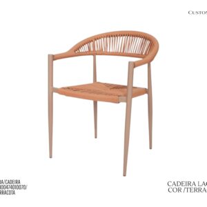 Cadeira Laguna - Terracota