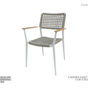 Cadeira Saint Tropez - Cinza