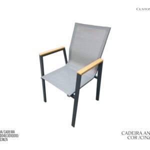 Cadeira Angra - Cinza / EMPILHÁVEL
