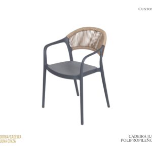 Cadeira Juna - Polipropileno / Cinza