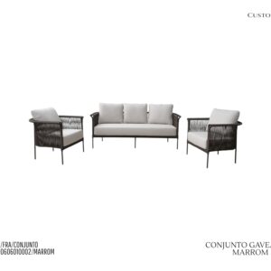 Conjunto Gávea - Marrom