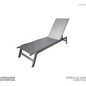 Espreguiçadeira Jeri - Cinza