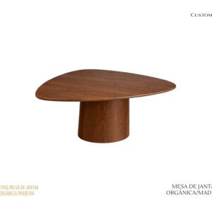 Mesa de Jantar Orgânica - Madeira