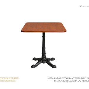Mesa Bar - Base Clássica de Ferro Fundido