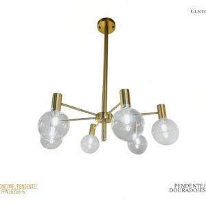 Pendente - Esferas Dourado
