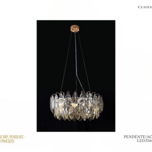 Pendente Folhas / Lustre / LED - Redondo