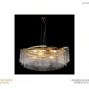 Pendente - Dourado / Acrílico