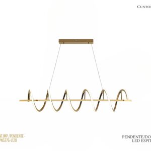 Pendente / LED - Espiral Fechada