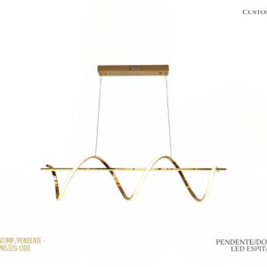 Pendente / LED - Espiral Aberta