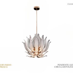 Pendente / Lustre Folhas (P) / LED / Acrílico