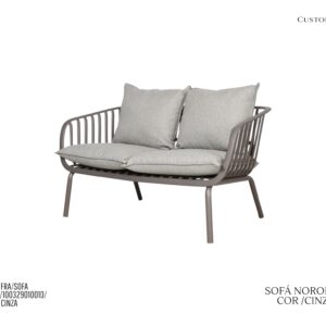 Sofá Noronha - Cinza / Dois Lugares