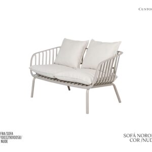 Sofá Noronha - Nude / Dois Lugares