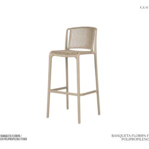 Banqueta Floripa Fendi - Polipropileno