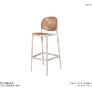 Banqueta Positano Nude - Polipropileno