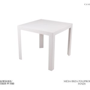 Mesa Ibiza Fendi - Polipropileno / Textura Tramada