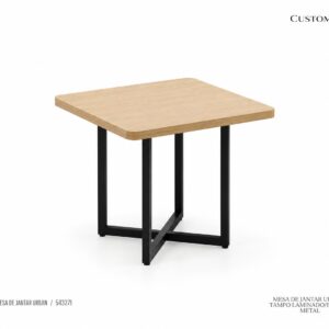 Mesa de Jantar Urban Quadrada - Tampo de MDF Laminado / Base de Metal com Pintura Epoxi